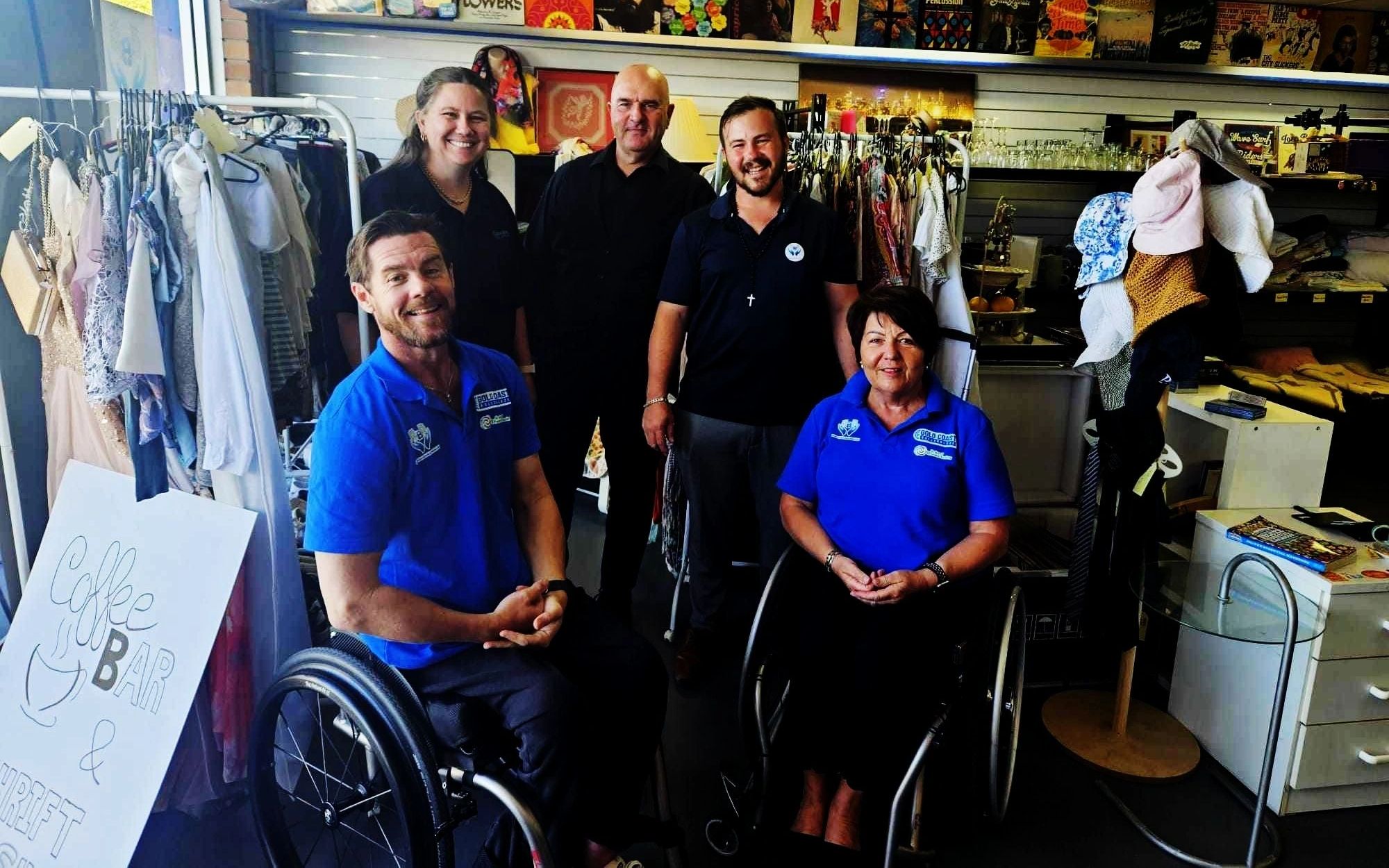 Volunteers distributing meals and essentials